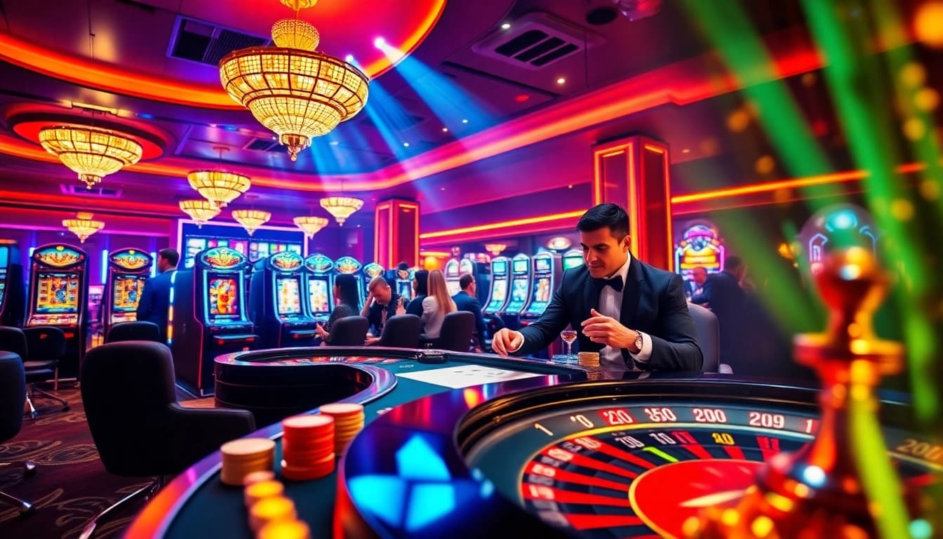 Experience the thrill of online play at https://rr88sn.com/ with vibrant casino table visuals and enjoying betting actions.