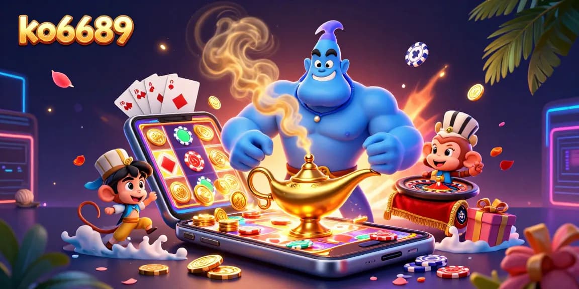 Experience the thrill of slots with ko6689 in an enchanting carnival scene filled with excitement and rewards.