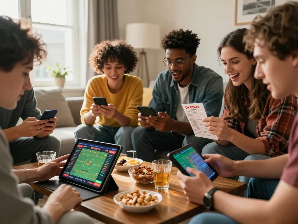 situs bandar togel singapore hongkong teman-teman merayakan kemenangan selama taruhan olahraga di rumah