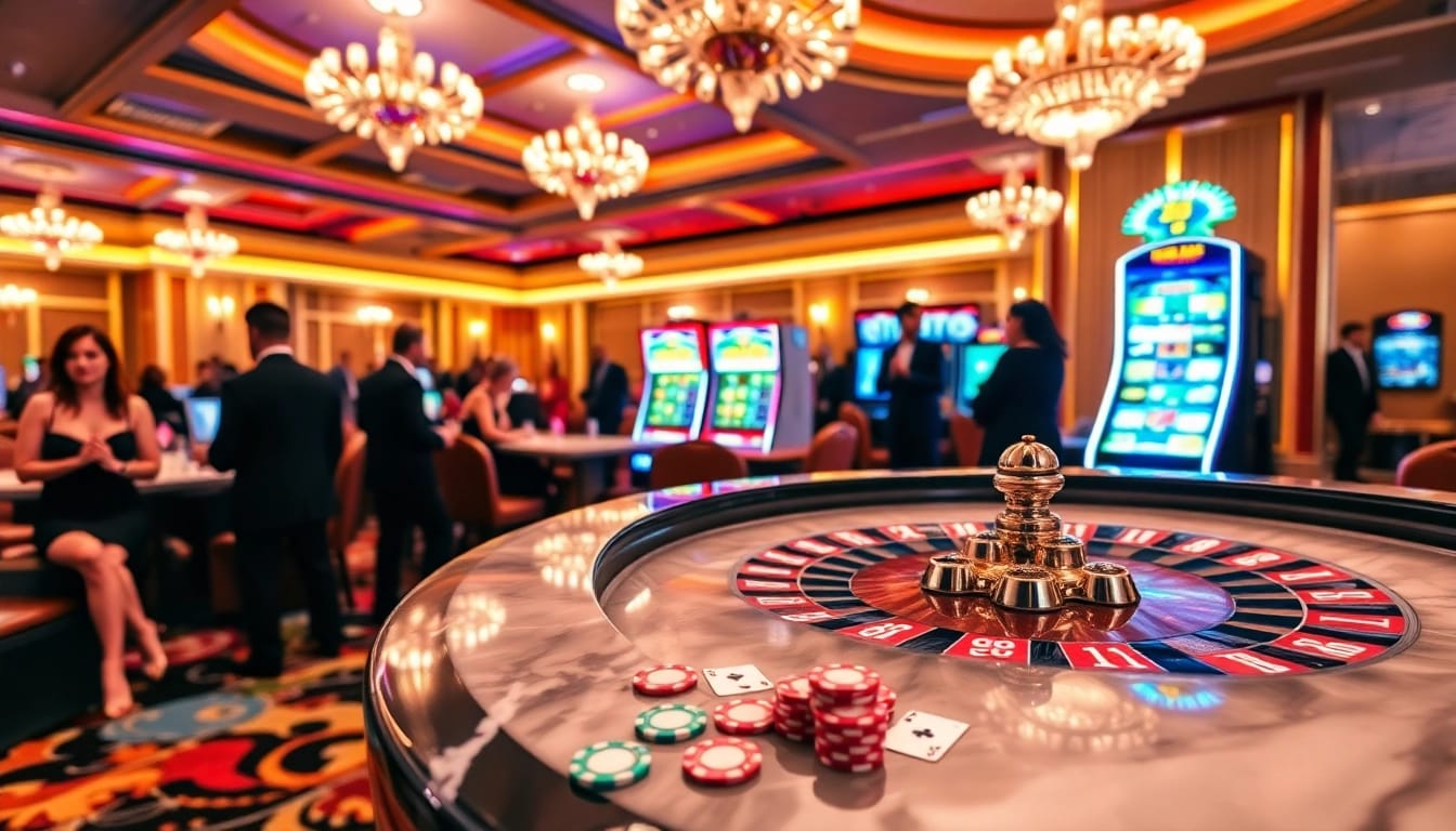 Exciting casino experience at MM 88 with roulette table and colorful chips.