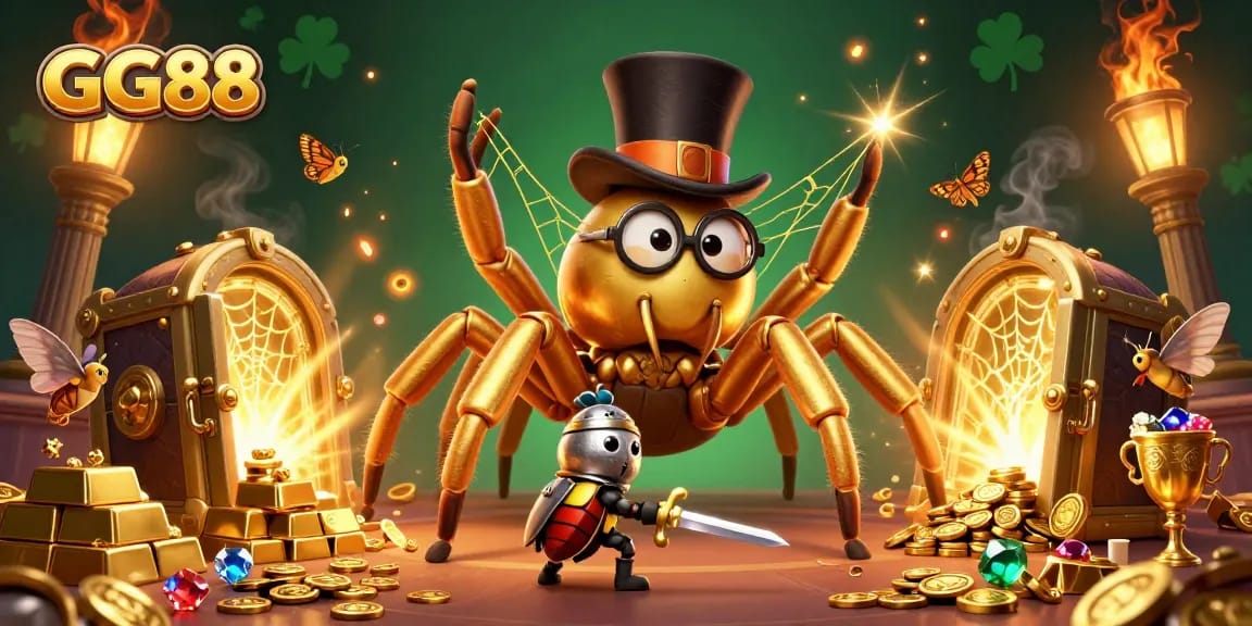 Catch exciting moments at GG88 online casino with a vibrant 3D illustration showcasing thrilling elements.