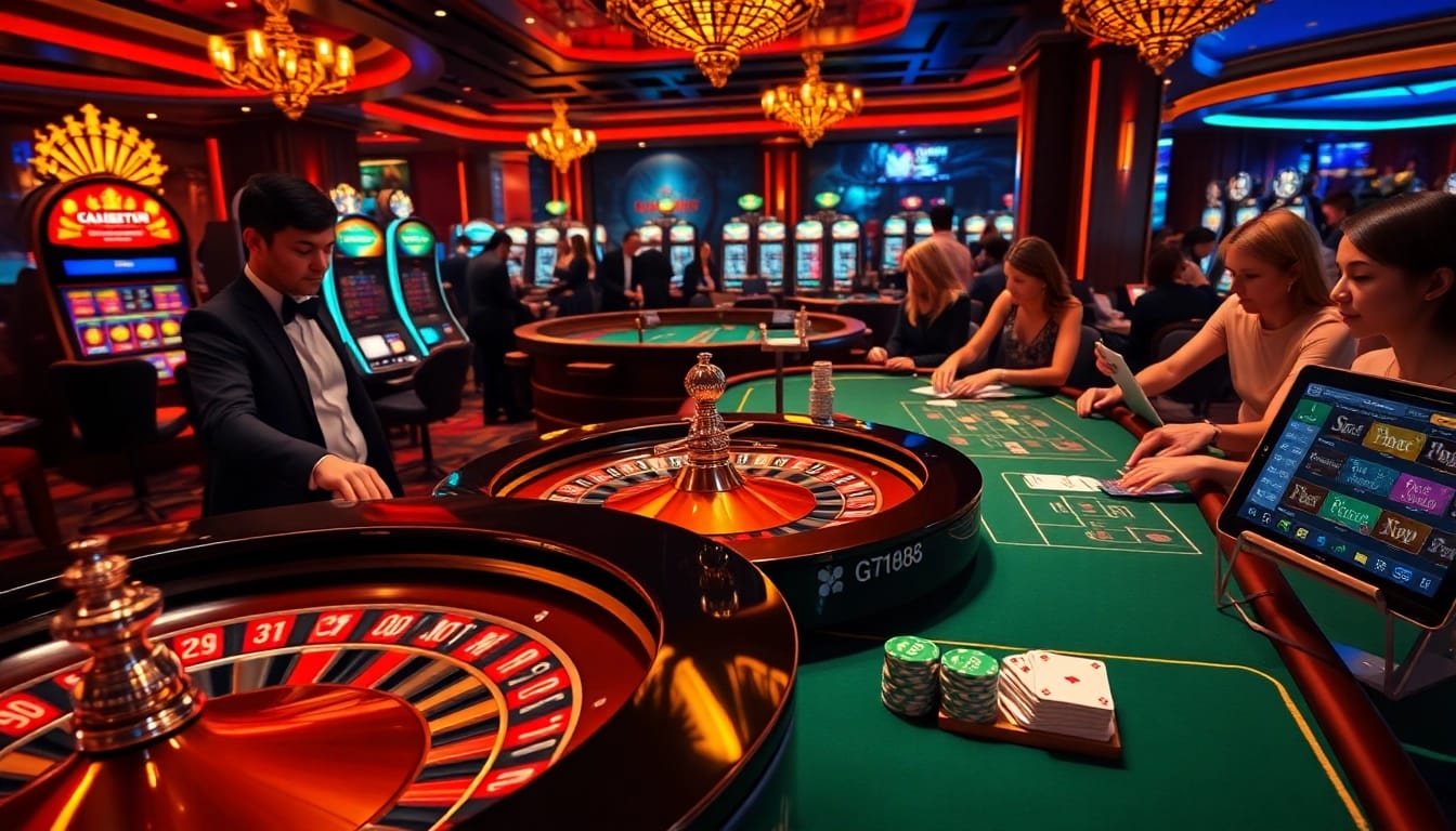 Experience the excitement of Go88 with vibrant casino gaming, professional dealers, and thrilling slot machines.