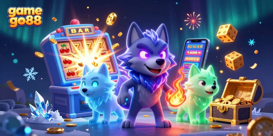 Experience game go88 with thrilling 3D casino animation featuring jackpot slots and vivid energies.