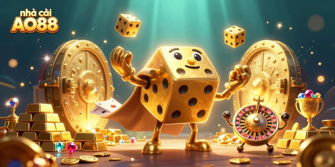 Engage with nhà cái AO88 as golden dice and roulette player explore rich treasures and vibrant casino action.
