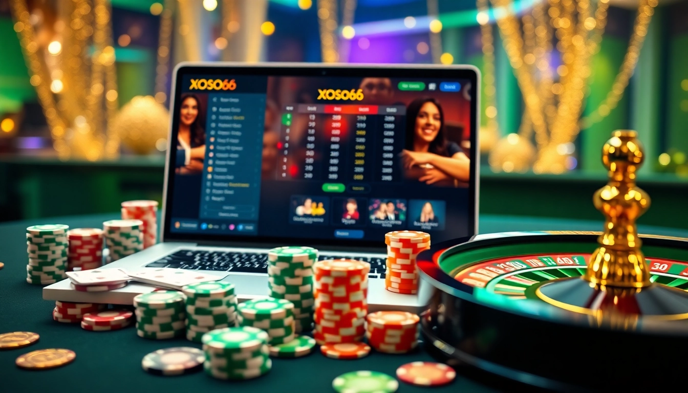 Experience thrilling online gambling at Xoso66 with immersive casino games and vibrant visuals.