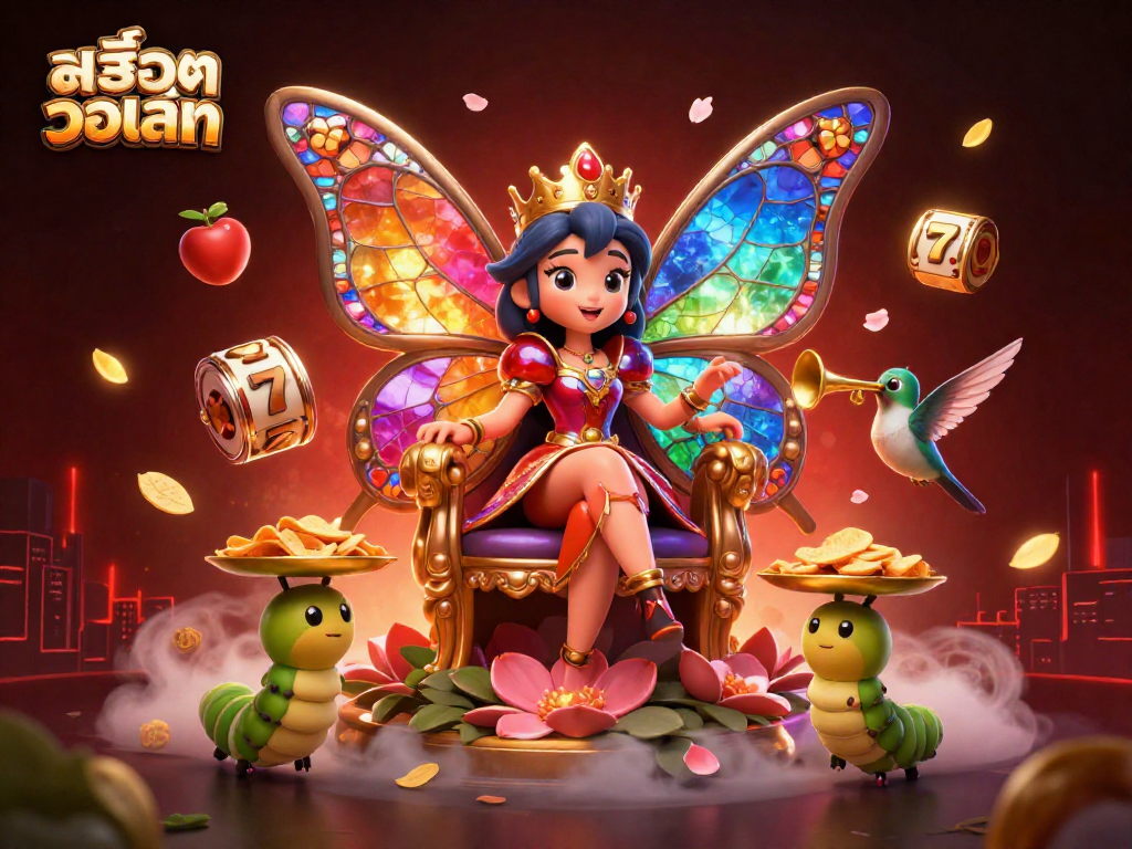 Spin the reels and win at สล็อตวอเลท with our vibrant 3D casino illustration filled with excitement.