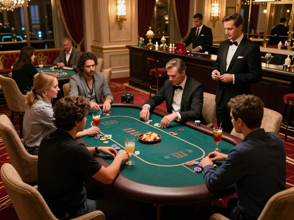 Experience high-stakes gameplay at Hồ Chí Minh Vip NET88 in an elegant casino setting.