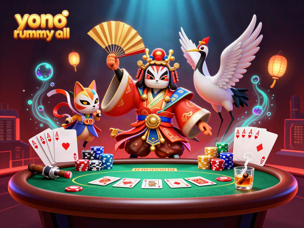 Mengunduh Yono Rummy semua dengan suasana kasino yang kaya dan atmosferik.