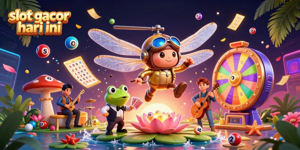 Slot gacor hari ini menghidupkan suasana kasino dengan karakter lucu dan elemen permainan yang meriah.