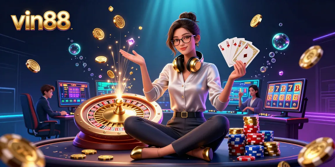 Enjoy an exciting gaming experience at vin88 featuring vibrant casino elements and thrilling gameplay.