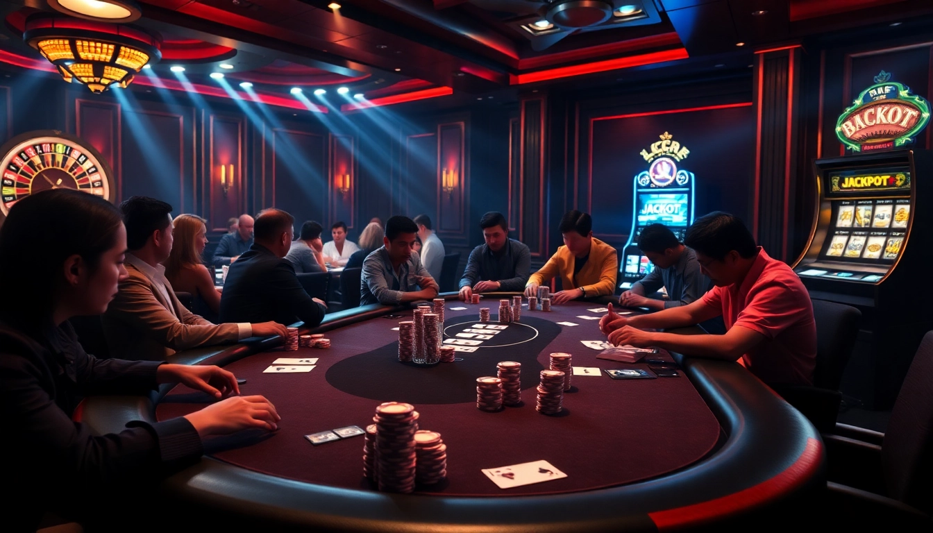 Engage in thrilling poker action at https://lc88ta.com/, surrounded by luxurious casino elements elevate your gaming experience.