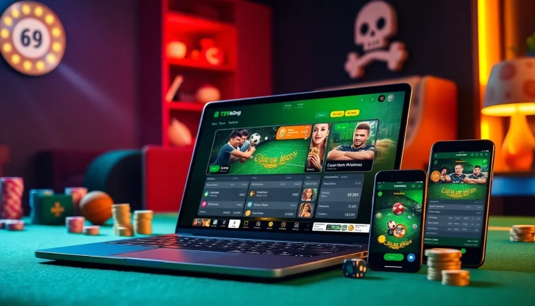 Experience the thrill of online betting at 79king hn with a luxurious gaming setup.