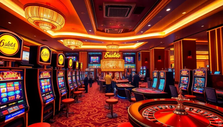 Experience thrilling gameplay at 6slots8 com with vibrant slot machines and casino excitement.