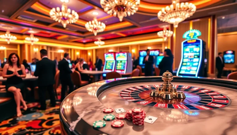 Exciting casino experience at MM 88 with roulette table and colorful chips.