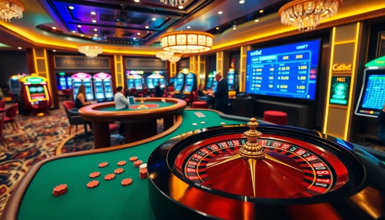 Experience the excitement of new88bet with engaging casino games and vibrant gaming tables.