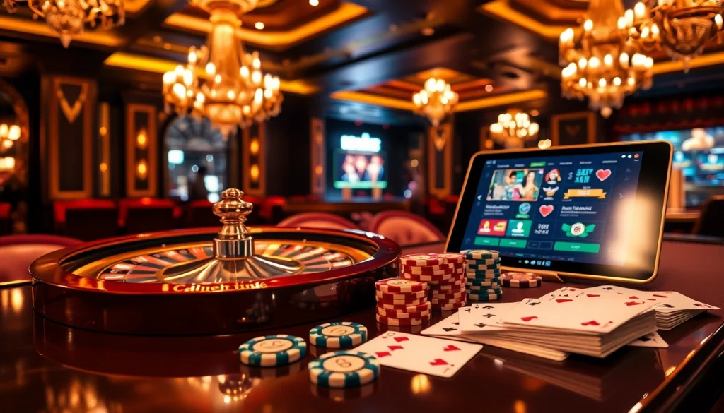 Experience the thrill of winning at https://mm88.sa.com/ with vibrant casino visuals of roulette and poker.