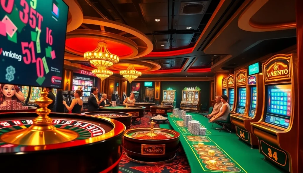 Experience the thrill of vnloto with engaging online casino games and vibrant gaming interfaces.