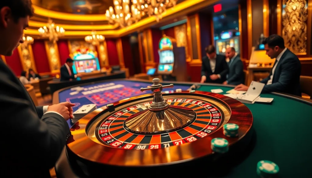 Experience high-stakes fun at https://789club.quest/ with exciting roulette, poker chips, and lively slot machines.