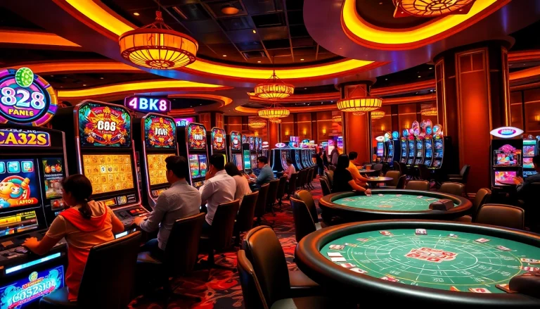 Experience thrilling bk8 สล็อต gaming with colorful machines and engaging atmosphere.