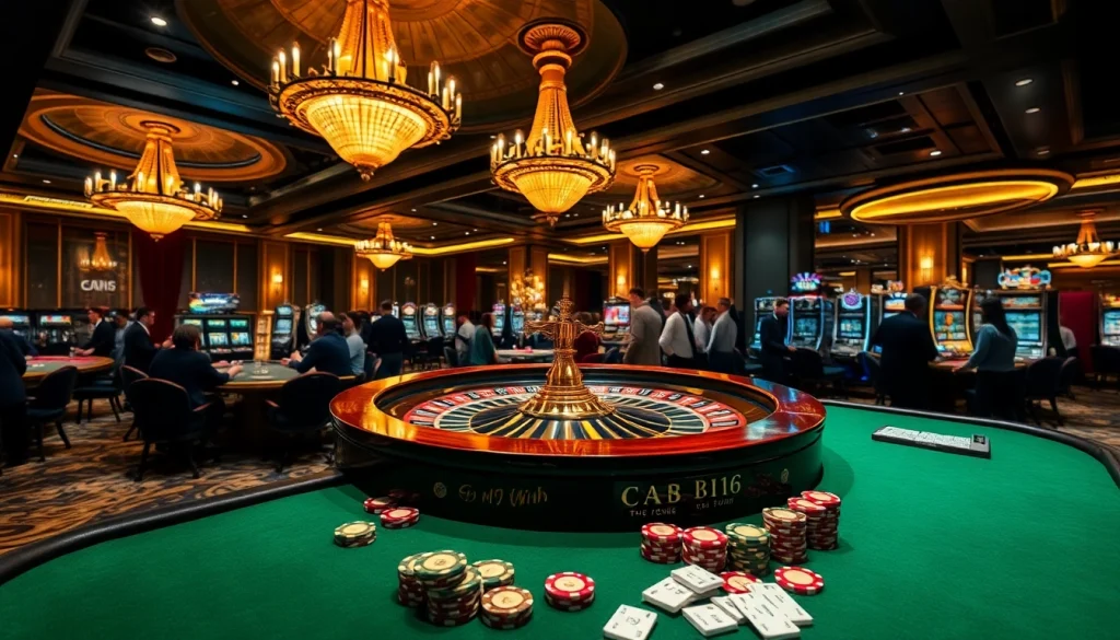 Experience the thrill of gambling at https://58win.talk/ with luxurious casino tables and excited players.