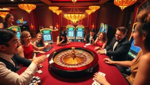 Experience thrilling gameplay at a luxurious casino with go 88 roulette and vibrant excitement.
