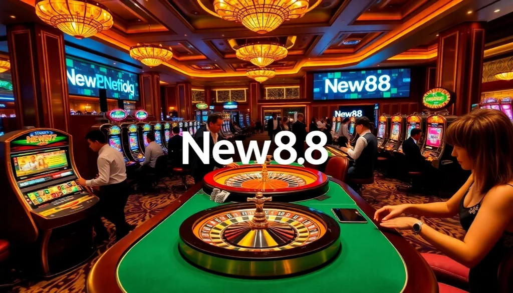 Experience winning moments at New88 casino with vibrant tables and thrilling games.