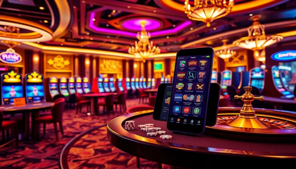 Players enjoying the excitement of the casino while using the app 24kclub on their mobile devices.