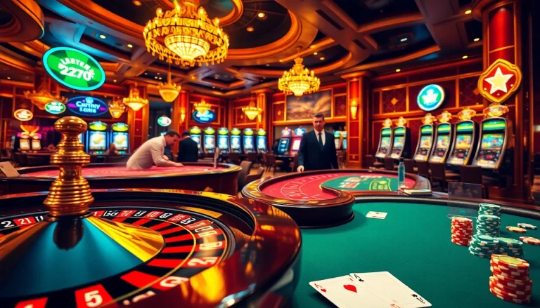 Experience the thrill of 5z777 casino with exciting poker hands and vibrant slot machines.