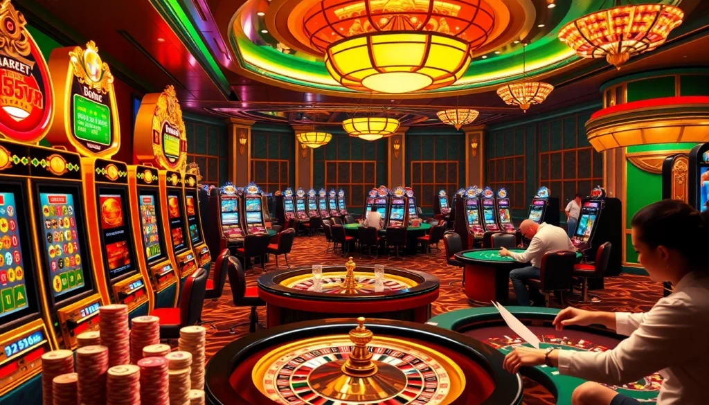 Excited players at a casino table engaging with games from https://rr88co.net/, showcasing vibrant gambling action.